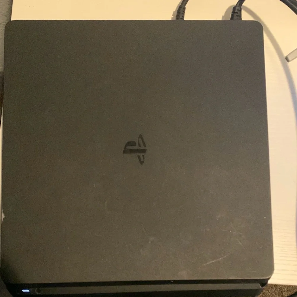 Sony Black PlayStation Console Sleek Design
